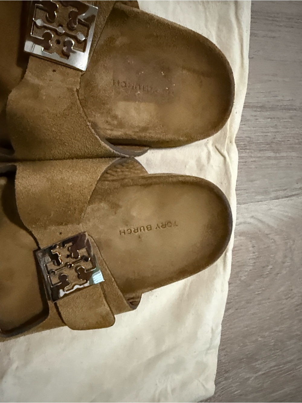 Tory Burch leather sandals women’s size/8 - Picture 6 of 9
